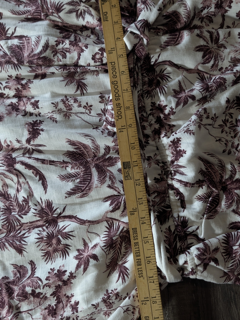 NWT LC Lauren Conrad Mauve Palm Toile  Kentucky Derby Midi Dress XL - Picture 12 of 16